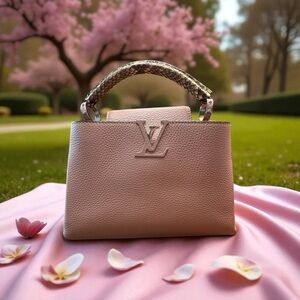 Louis Vuitton Pink Top Handle Satchel BB